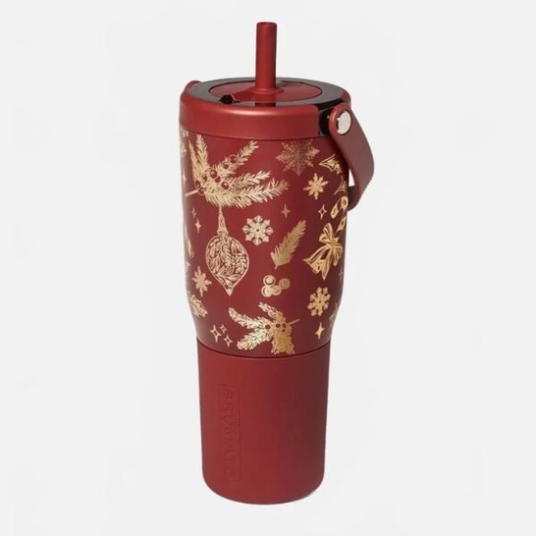 BRUMATE Resa 35oz Tumbler with Straw, Merry Merlot