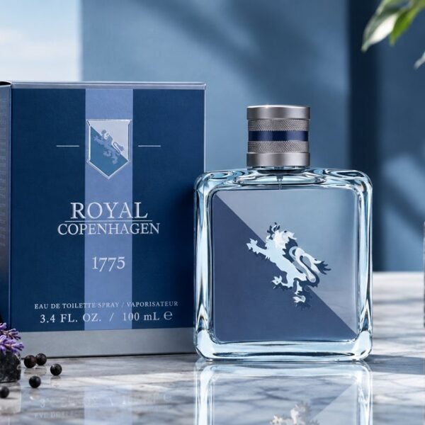 ROYAL COPENHAGEN 1775 For Men Eau de Toilette Spray, 3.4 oz / 100 mL bottle and box